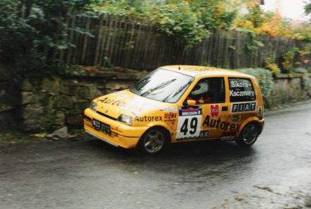 Jacek Sikora i Marek Kaczmarek - Fiat Cinquecento Sporting.